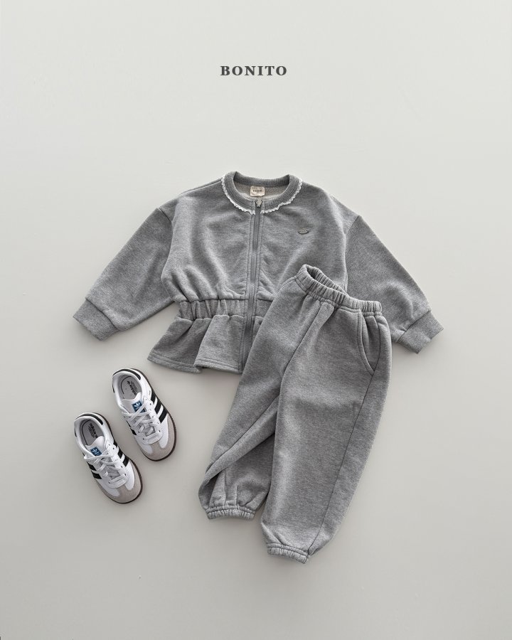 Bonito - Korean Children Fashion - #kidsshorts - Shirring Zip-Up - 10