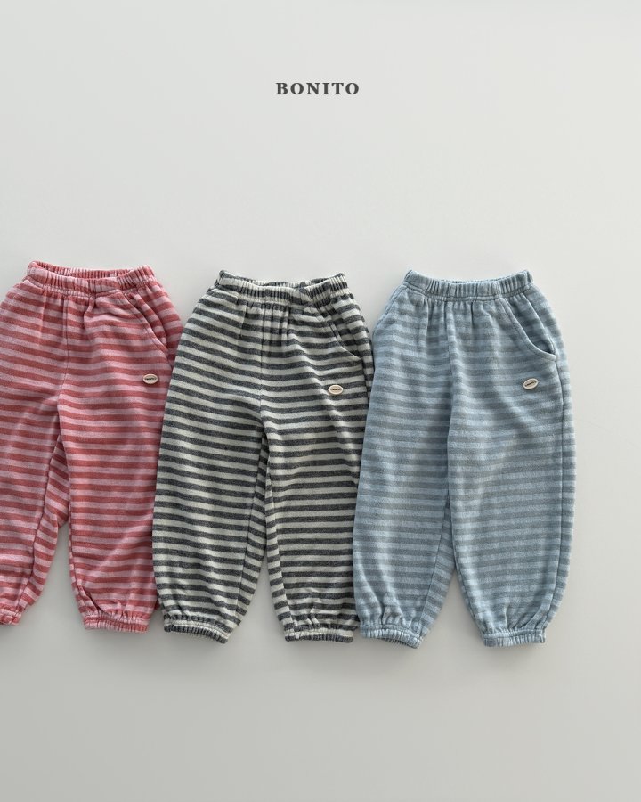 Bonito - Korean Children Fashion - #kidsshorts - Stripe Heat Jogger Pants - 3