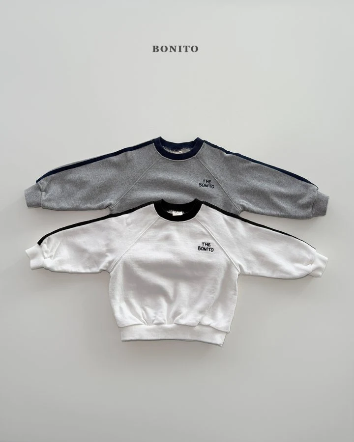 Bonito - Korean Children Fashion - #kidsstore - Tape Raglan Sweatshirt