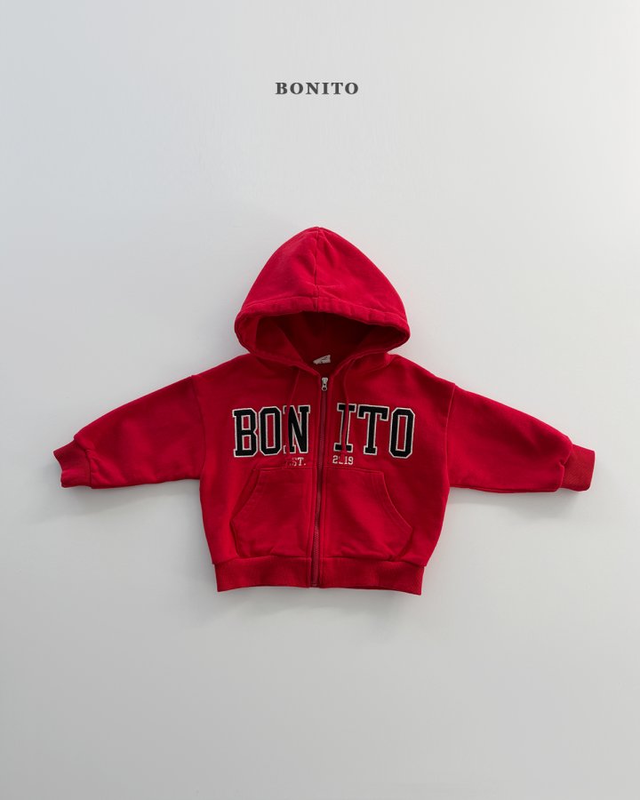 Bonito - Korean Children Fashion - #kidsstore - Half Half Hoodie Zip-Up - 6