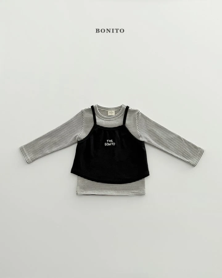 Bonito - Korean Children Fashion - #kidsstore - Layered Sleeveless Set - 5