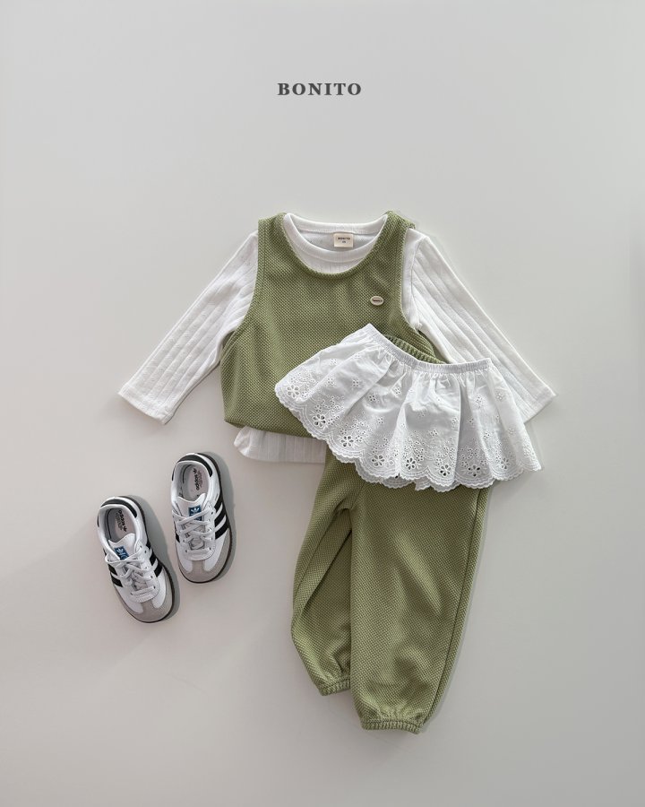 Bonito - Korean Children Fashion - #kidzfashiontrend - Eyelet Tee - 11