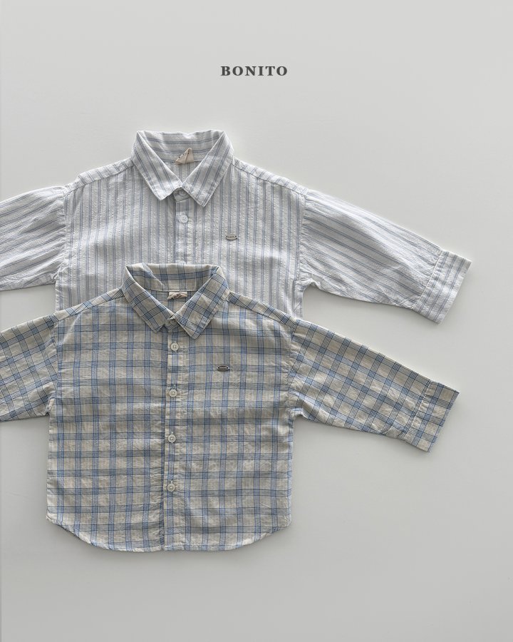Bonito - Korean Children Fashion - #kidzfashiontrend - Buddy Stripe Shirt - 3