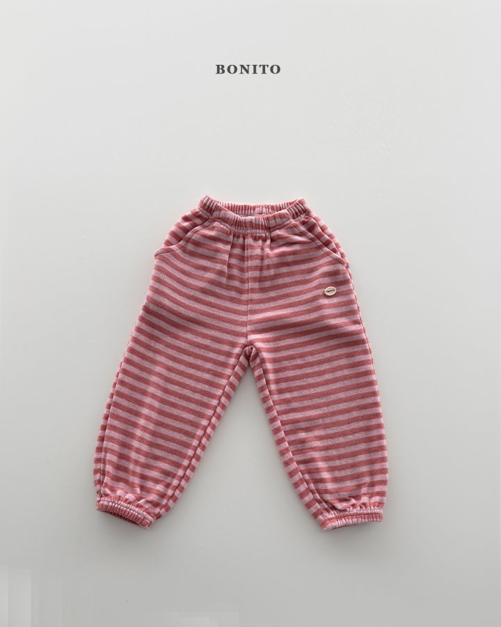 Bonito - Korean Children Fashion - #kidzfashiontrend - Stripe Heat Jogger Pants - 5