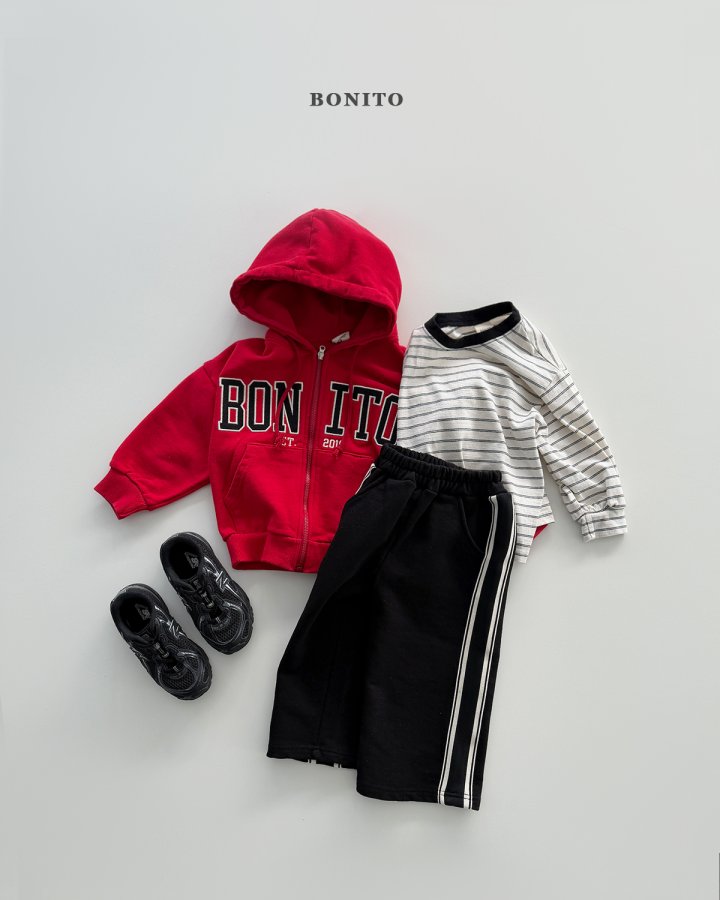 Bonito - Korean Children Fashion - #littlefashionista - Half Half Hoodie Zip-Up - 9