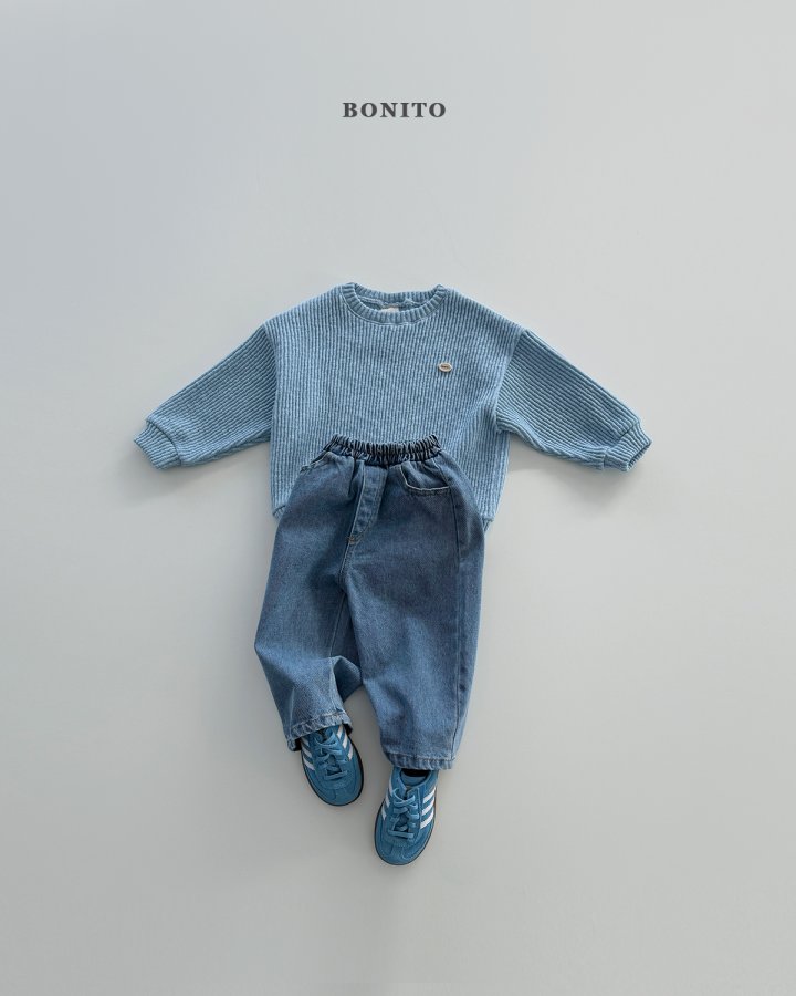 Bonito - Korean Children Fashion - #littlefashionista - Pop Knit Sweatshirt - 5