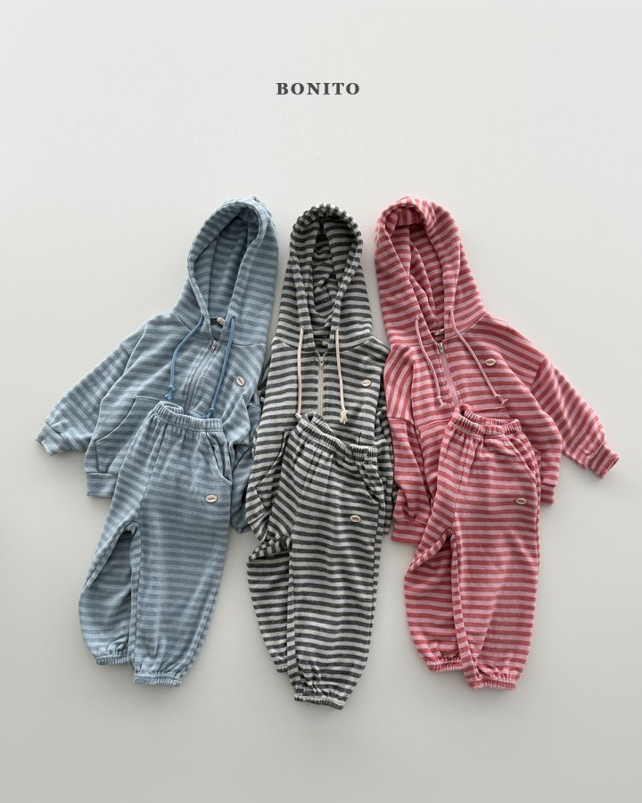 Bonito - Korean Children Fashion - #littlefashionista - Stripe Heat Jogger Pants - 7