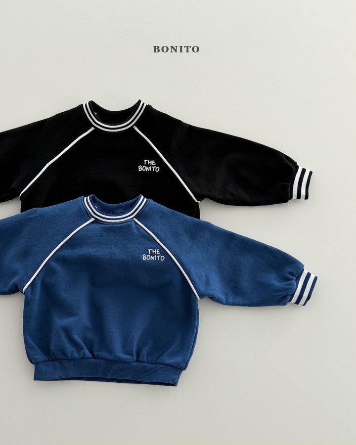 Bonito - Korean Children Fashion - #magicofchildhood - Double-Line Raglan Sweatshirt - 3