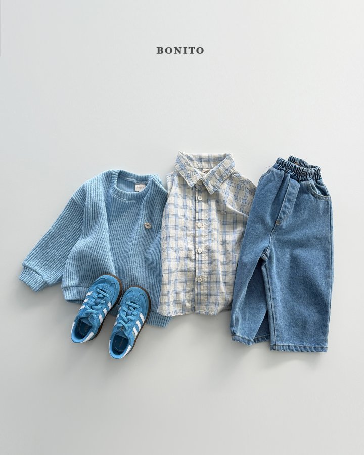 Bonito - Korean Children Fashion - #magicofchildhood - Pop Knit Sweatshirt - 6