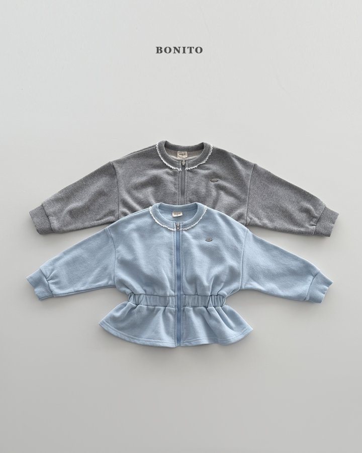 Bonito - Korean Children Fashion - #magicofchildhood - Shirring Zip-Up