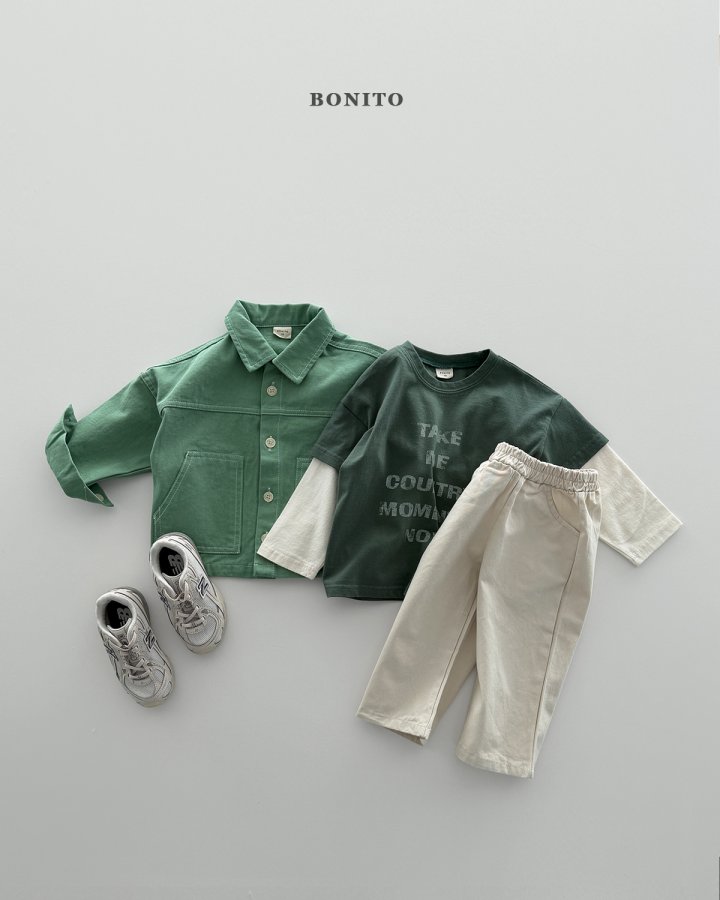 Bonito - Korean Children Fashion - #magicofchildhood - Short Sleeve Layered Tee - 10