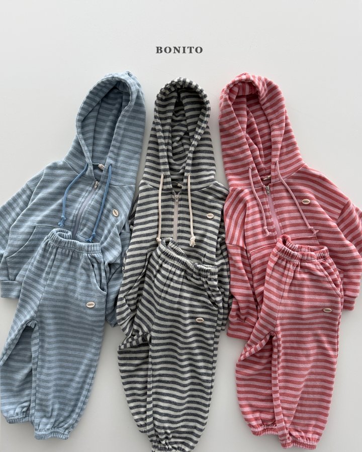 Bonito - Korean Children Fashion - #magicofchildhood - Stripe Heat Jogger Pants - 8