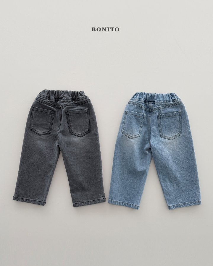 Bonito - Korean Children Fashion - #minifashionista - Damaged Denim Pants - 3