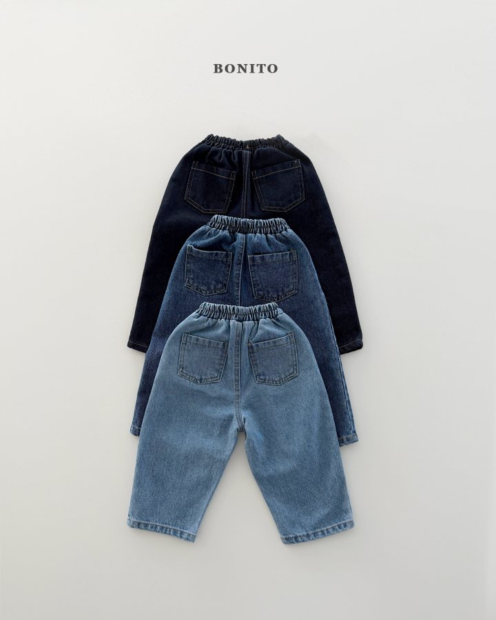 Bonito - Korean Children Fashion - #minifashionista - Planned Denim Pants - 3