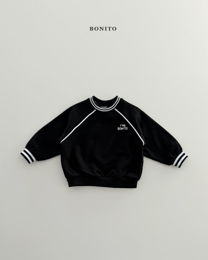 Bonito - Korean Children Fashion - #magicofchildhood - Double-Line Raglan Sweatshirt - 4