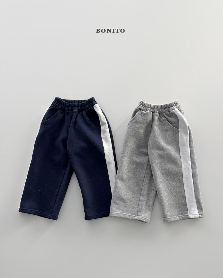 Bonito - Korean Children Fashion - #minifashionista - Side Color-Block Pants