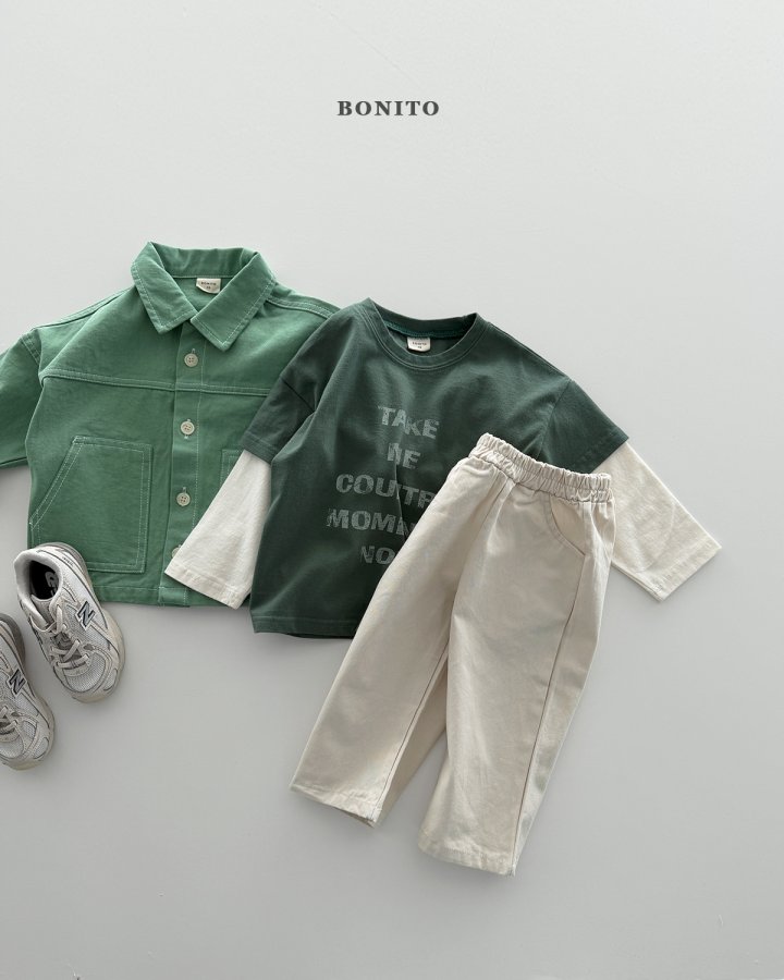 Bonito - Korean Children Fashion - #minifashionista - Short Sleeve Layered Tee - 11