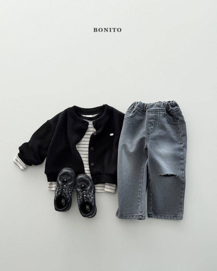 Bonito - Korean Children Fashion - #minifashionista - Knit Cardigan - 10