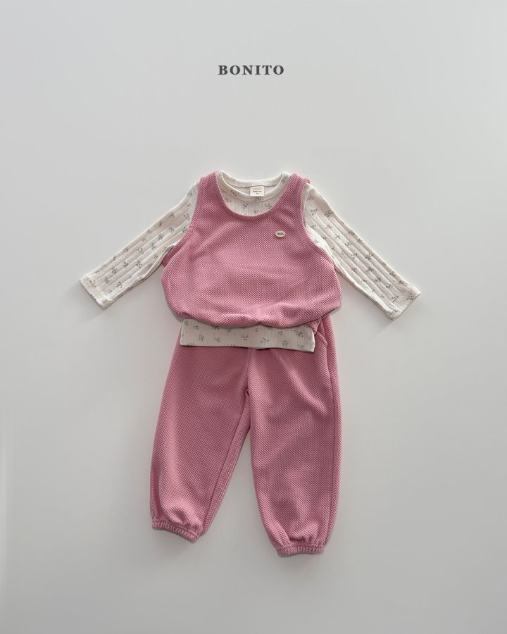 Bonito - Korean Children Fashion - #prettylittlegirls - Vest Top Bottom Set - 6