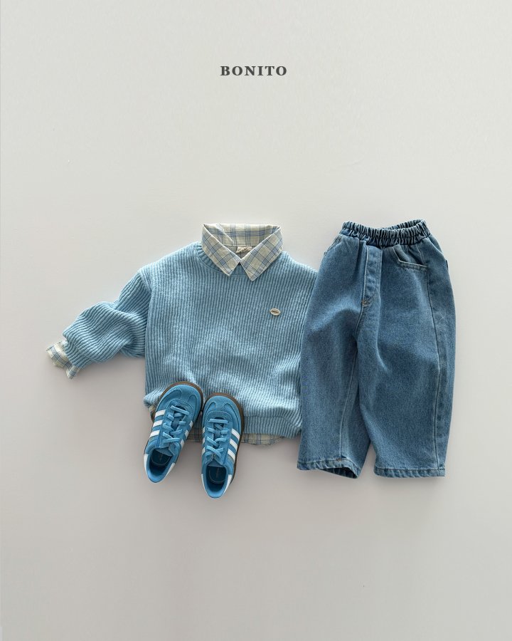 Bonito - Korean Children Fashion - #prettylittlegirls - Pop Knit Sweatshirt - 8