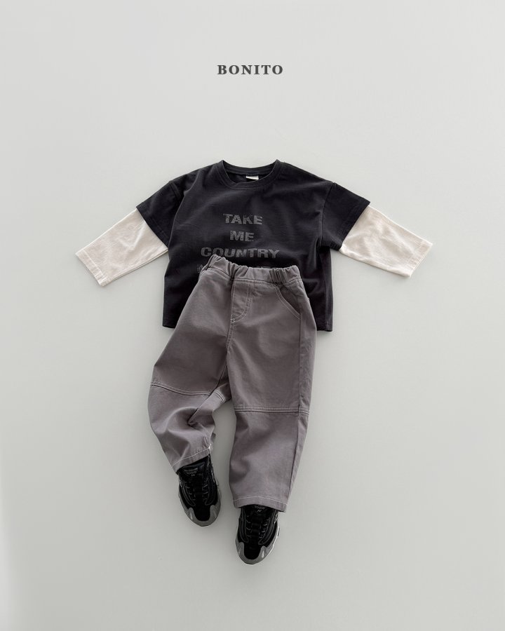 Bonito - Korean Children Fashion - #prettylittlegirls - Short Sleeve Layered Tee - 12
