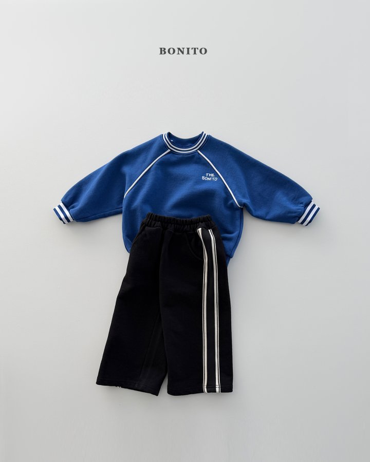 Bonito - Korean Children Fashion - #todddlerfashion - Double-Line Raglan Sweatshirt - 6