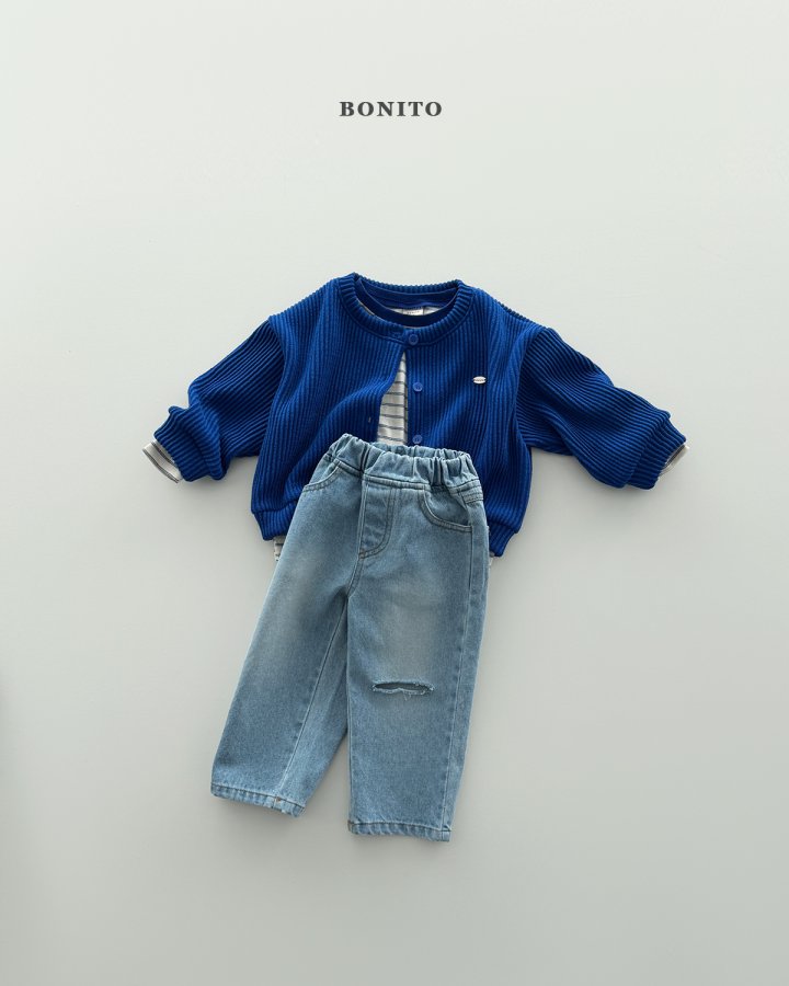 Bonito - Korean Children Fashion - #todddlerfashion - Knit Cardigan - 12