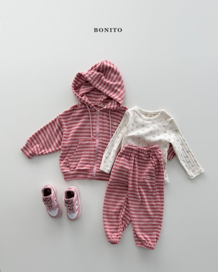 Bonito - Korean Children Fashion - #todddlerfashion - Stripe Heat Jogger Pants - 11