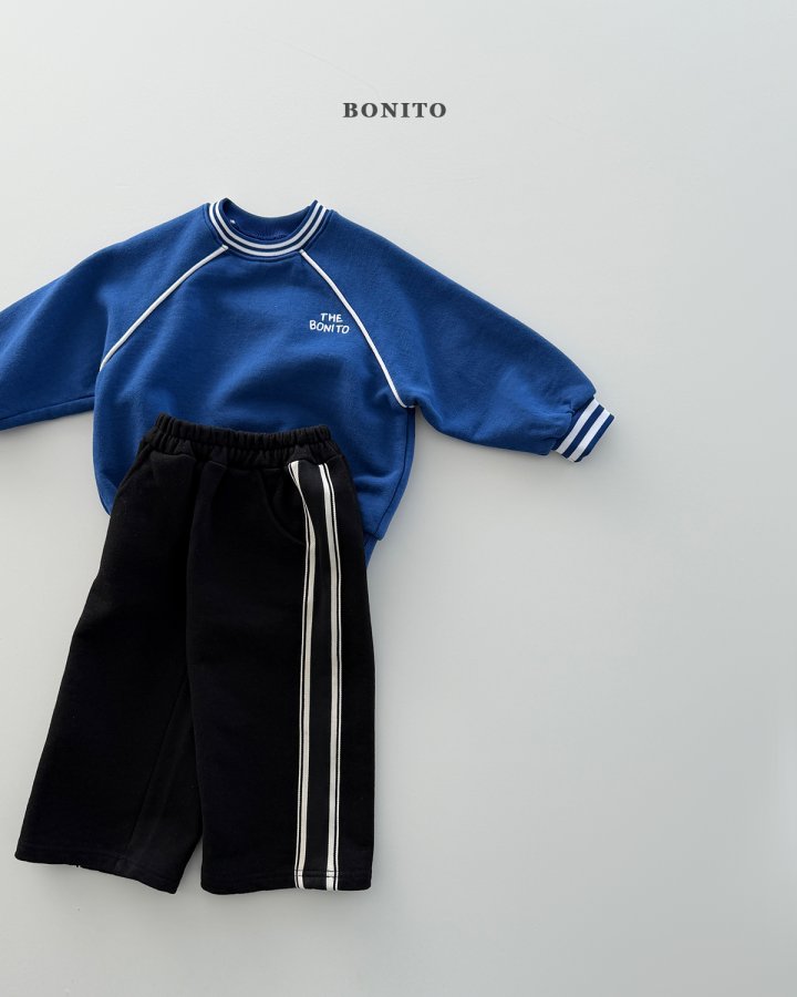 Bonito - Korean Children Fashion - #toddlerclothing - Double-Line Raglan Sweatshirt - 7
