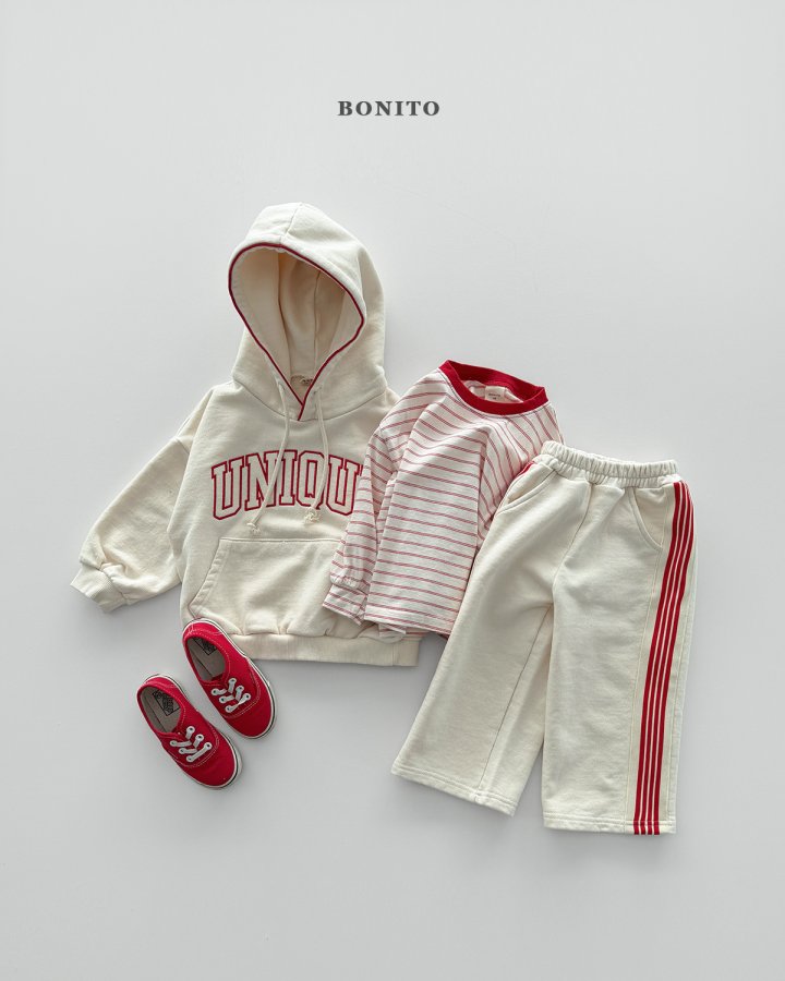 Bonito - Korean Women Fashion - #momslook - Unique Double-Line Hoodie (Adult) - 6