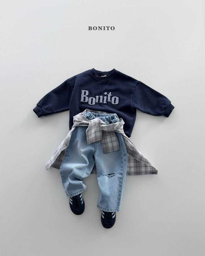 Bonito - Korean Women Fashion - #thelittlethings - Wave Sweatshirt (Adult) - 10