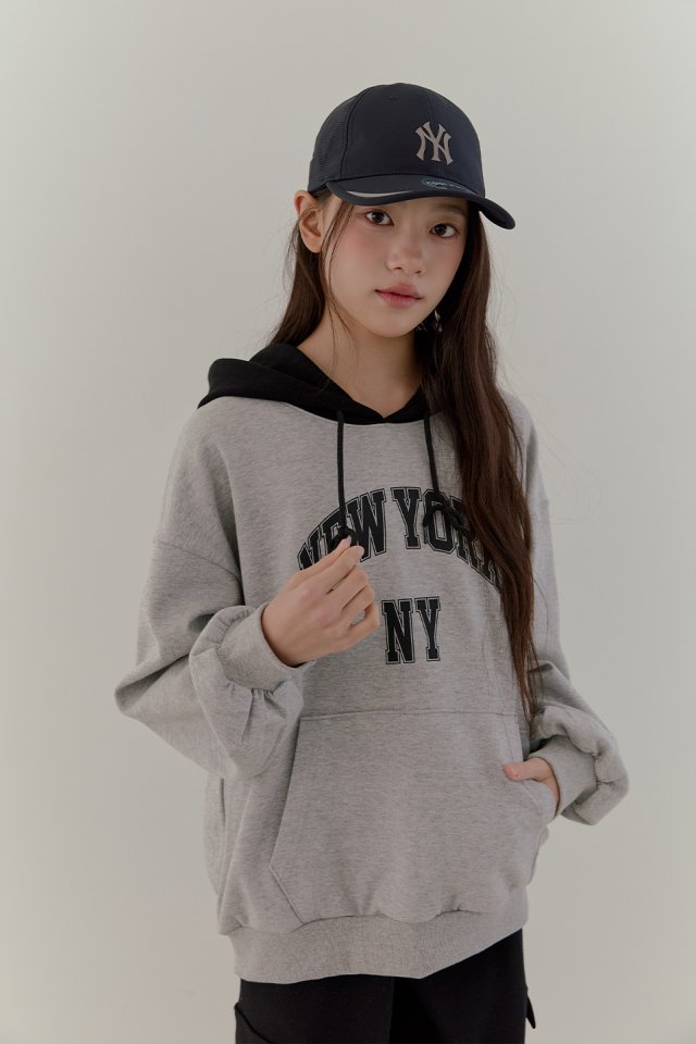 Boomjunior - Korean Junior Fashion - #Kfashion4kids - NY Color Block Hoodie - 5