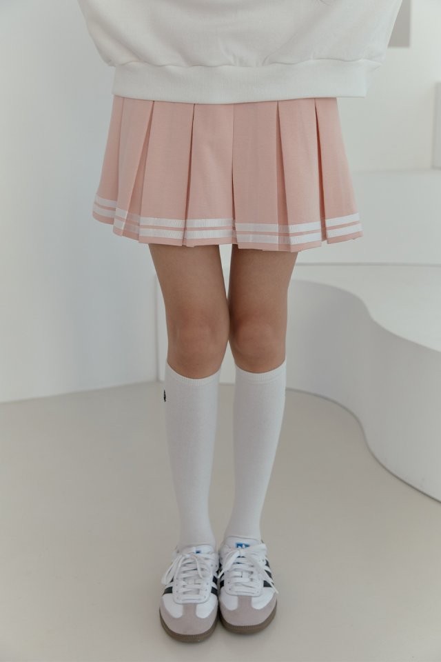Boomjunior - Korean Junior Fashion - #Kfashion4kids - Line Skirt