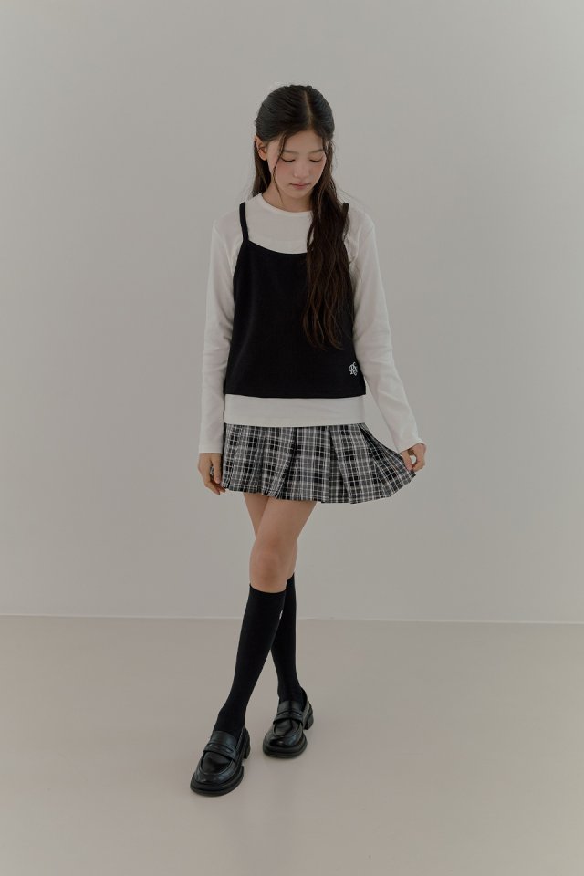 Boomjunior - Korean Junior Fashion - #childofig - School Check Skirt - 11