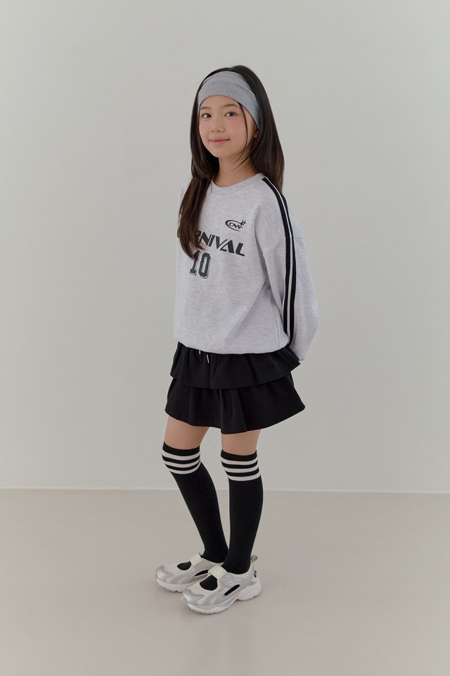 Boomjunior - Korean Junior Fashion - #childofig - Tiered Shirring Skirt - 8