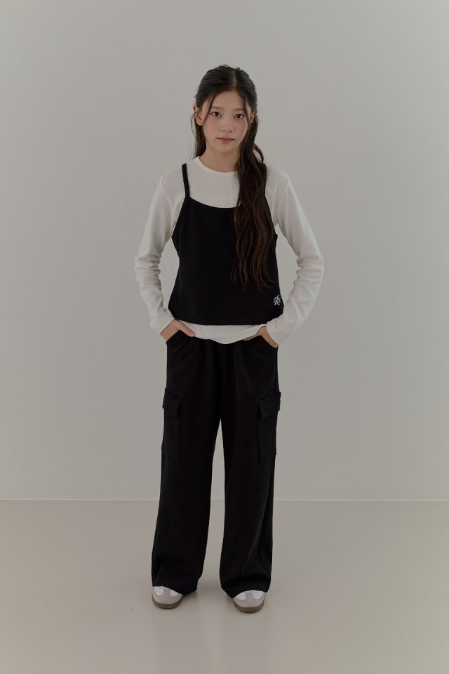 Boomjunior - Korean Junior Fashion - #childofig - Cargo Wide Pants - 5