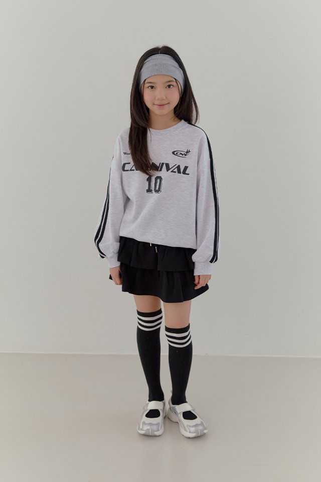 Boomjunior - Korean Junior Fashion - #childrensboutique - Lettering Line Sweatshirt - 3