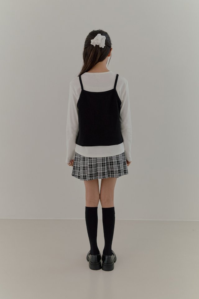 Boomjunior - Korean Junior Fashion - #childrensboutique - School Check Skirt - 12