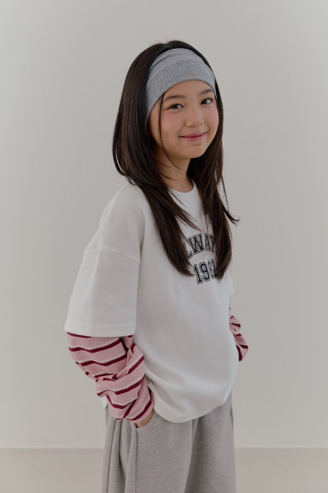 Boomjunior - Korean Junior Fashion - #designkidswear - Candy Short Sleeve Layered Tee - 5