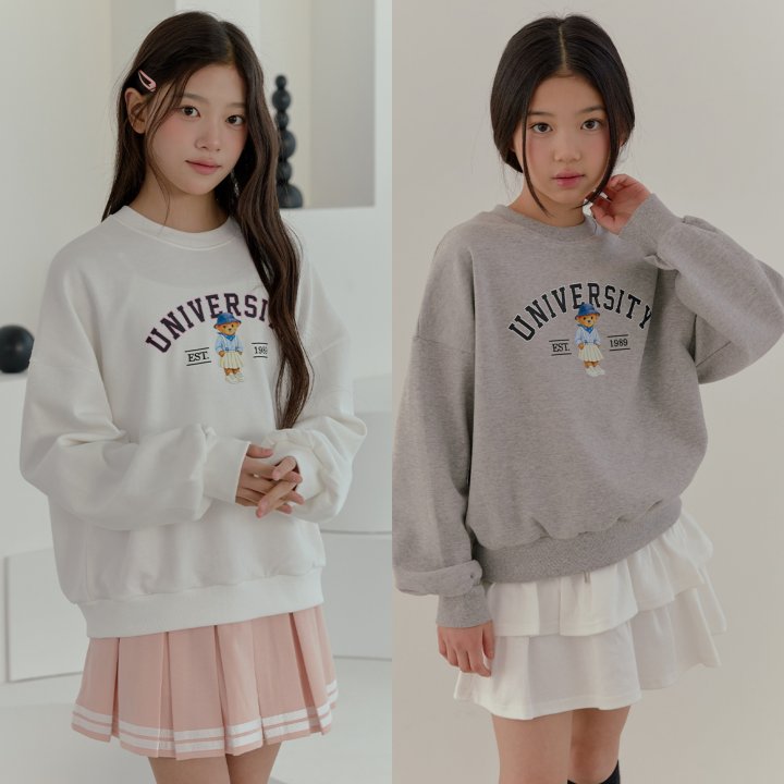 Boomjunior - Korean Junior Fashion - #designkidswear - Teddy Bear Sweatshirt