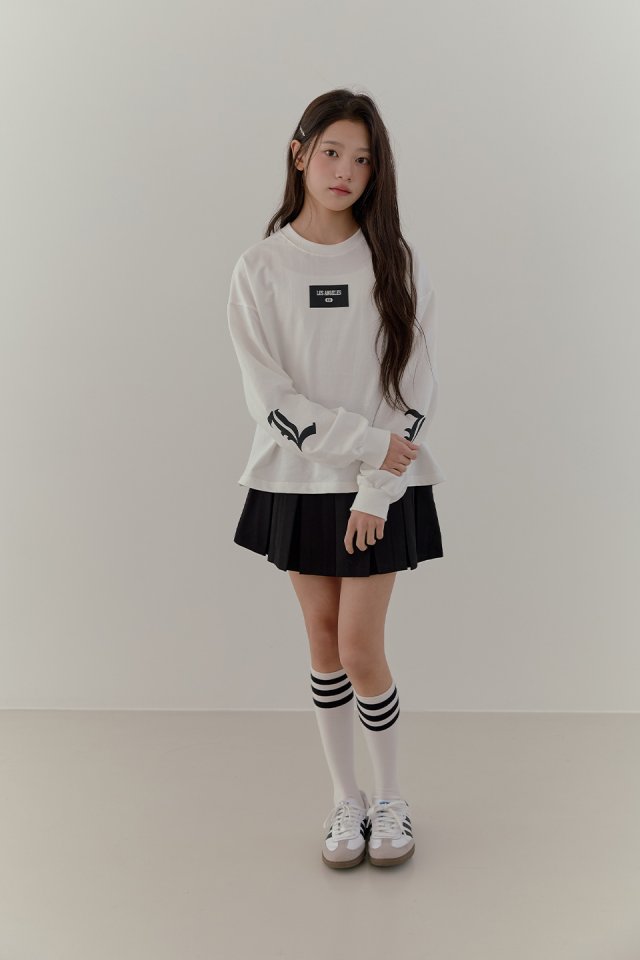 Boomjunior - Korean Junior Fashion - #designkidswear - Pleated Solid Skirt - 12