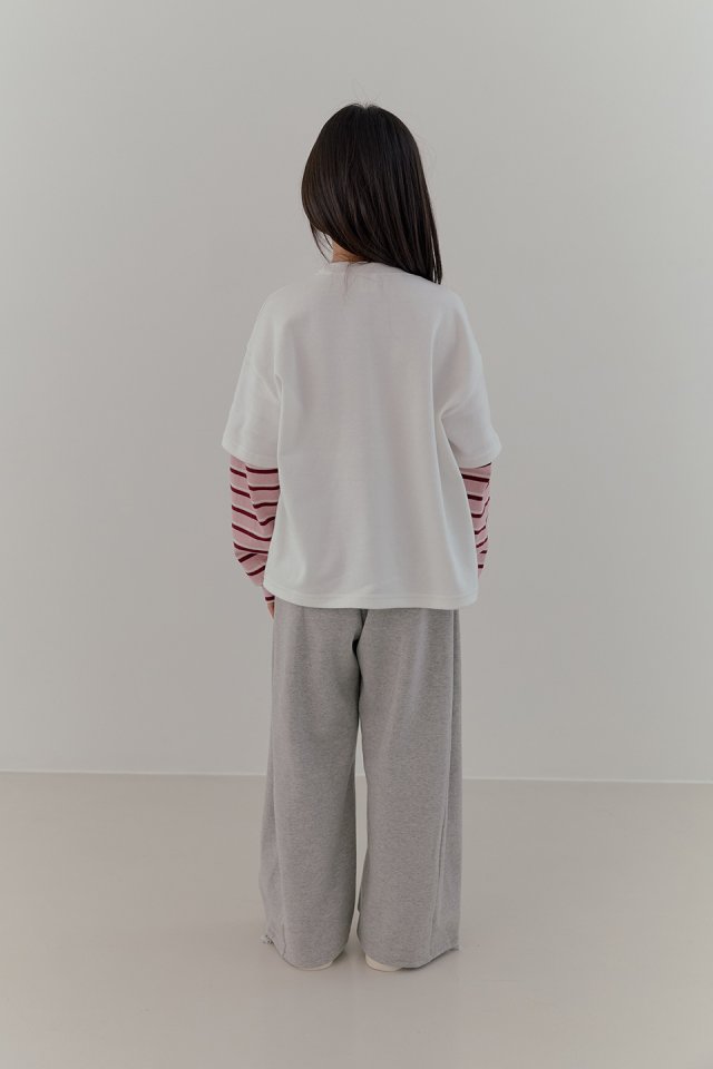 Boomjunior - Korean Junior Fashion - #designkidswear - Side Pintuck Wide Two-Way Pants - 8