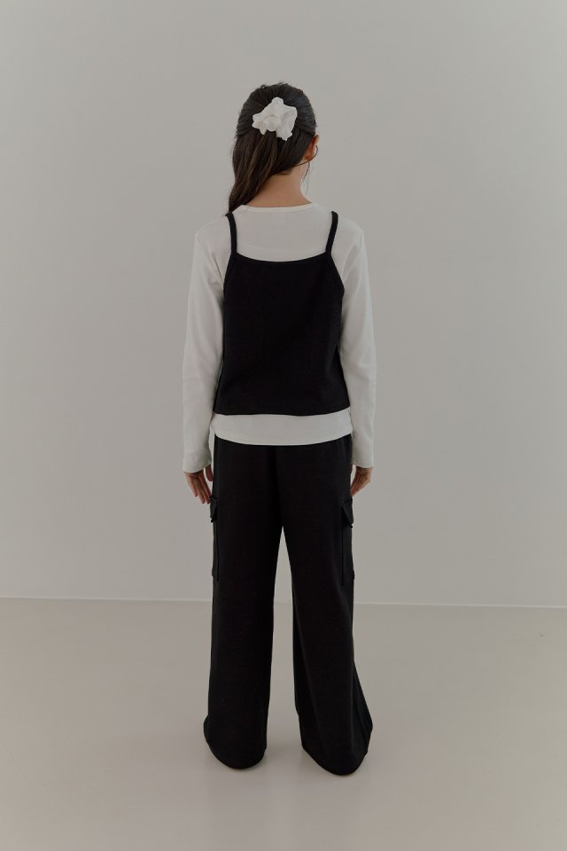 Boomjunior - Korean Junior Fashion - #fashionkids - Cargo Wide Pants - 9