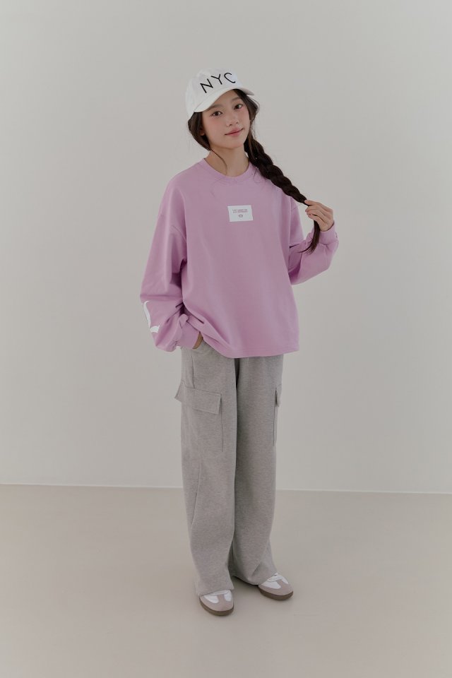 Boomjunior - Korean Junior Fashion - #kidsshorts - Angel Boxy Fit Sleeve Print Tee - 6