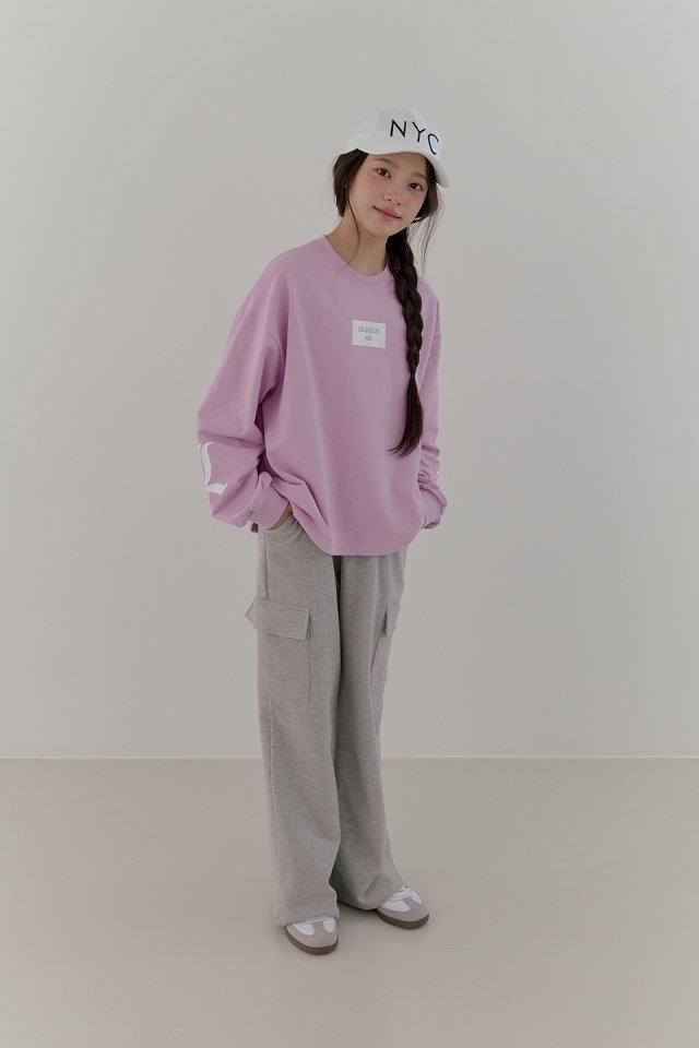 Boomjunior - Korean Junior Fashion - #kidsstore - Angel Boxy Fit Sleeve Print Tee - 7