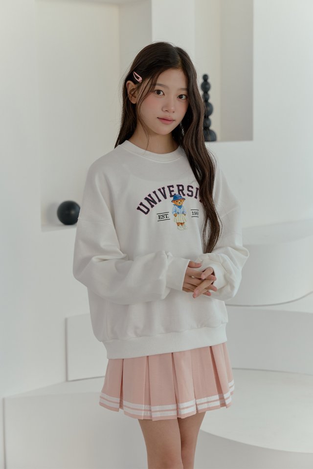 Boomjunior - Korean Junior Fashion - #kidsstore - Teddy Bear Sweatshirt - 5