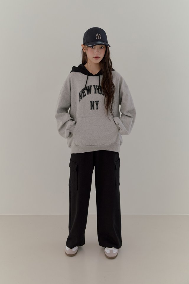 Boomjunior - Korean Junior Fashion - #kidsstore - NY Color Block Hoodie - 3