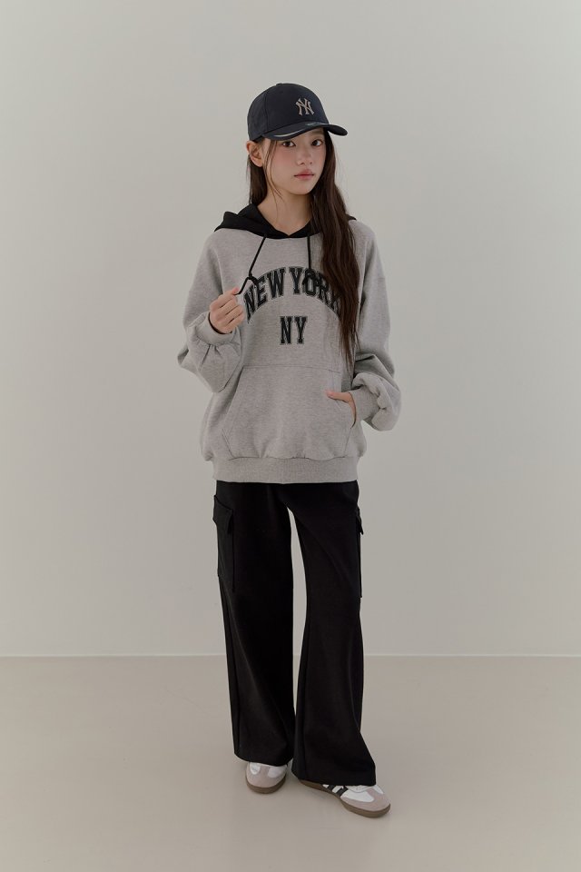 Boomjunior - Korean Junior Fashion - #kidsstore - NY Color Block Hoodie - 4