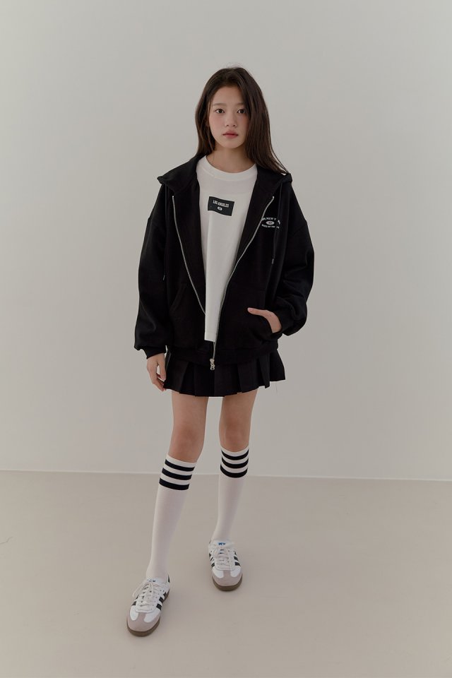 Boomjunior - Korean Junior Fashion - #kidzfashiontrend - Crayon Hooded Zip-Up - 3