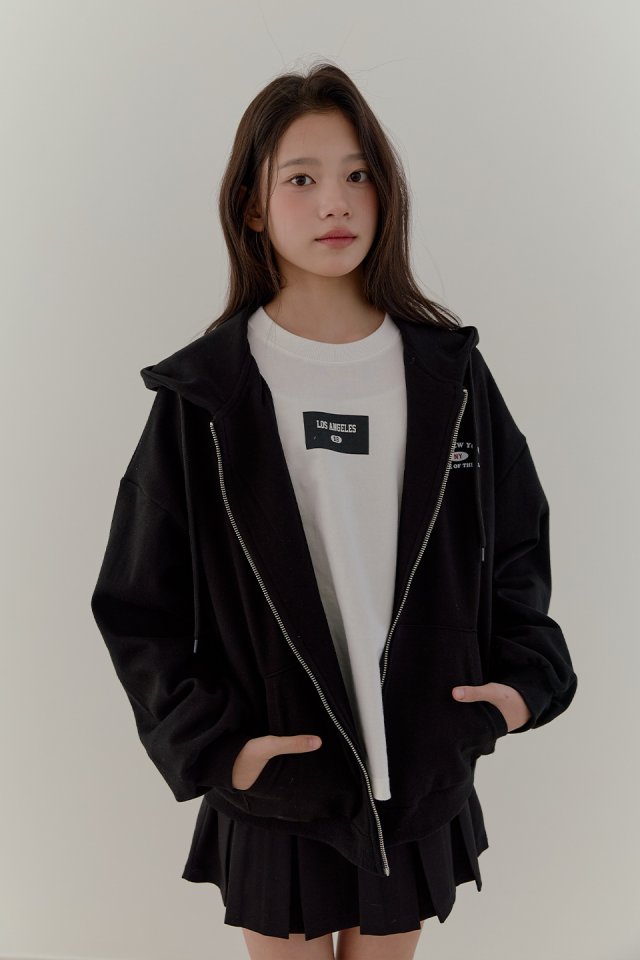 Boomjunior - Korean Junior Fashion - #littlefashionista - Crayon Hooded Zip-Up - 5